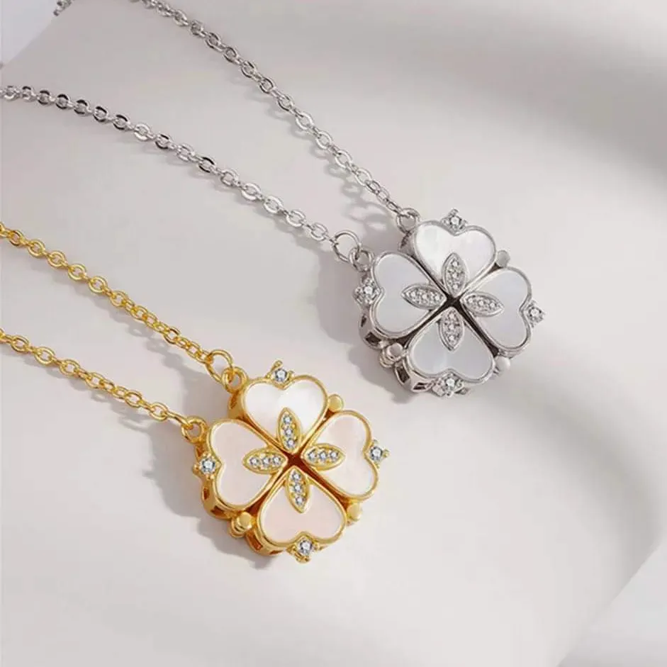 Collier Fleur de nacre